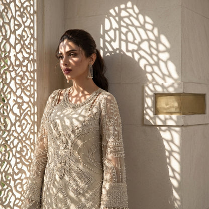 Luxury Chiffon Embroidered 3PC Unstitched Suit with Heavy Adda Work & Cutwork Dupatta – Premium Party Wear Pakistan