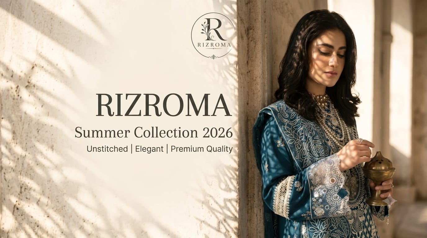 Luxury Teal Embroidered Unstitched Lawn 3 Piece Suit with Premium Printed Dupatta | Pakistani Designer Summer Collection