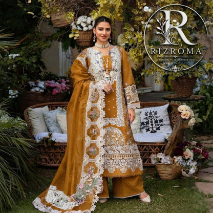 ELAF Chikankari Lawn 3PC Suit Heavy Embroidered with Khaddi Net Dupatta